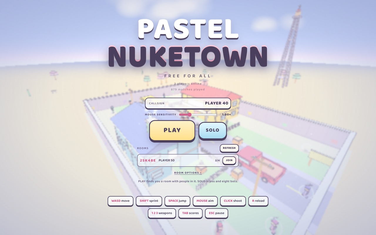 Pastel Nuketown — screenshot